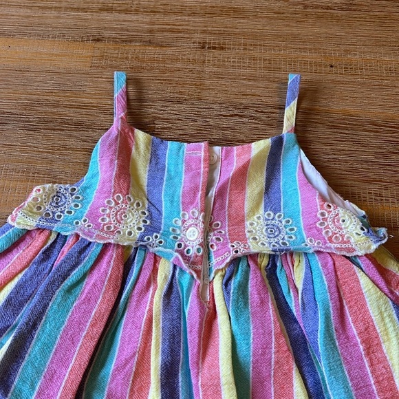Baby Gap Stripe Eyelet Dress - Picture 5 of 6
